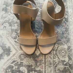 Call It Spring Cream Heels Minimalist Design